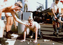 Photos by Mark Hilditch - Shellback Initiation